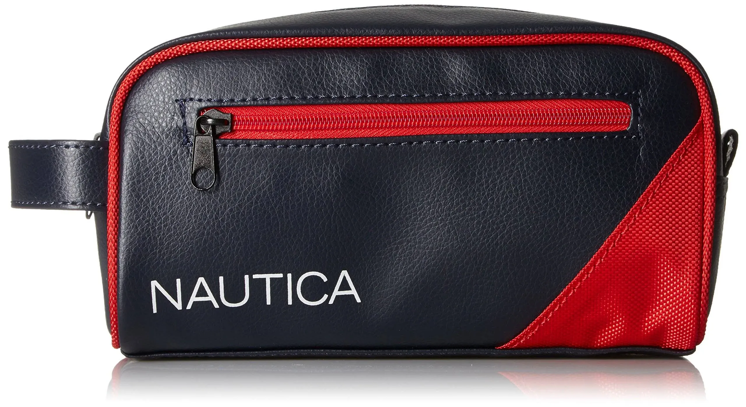 Nautica Men&#x27;s Top Zip Travel Kit Toiletry Bag Organizer