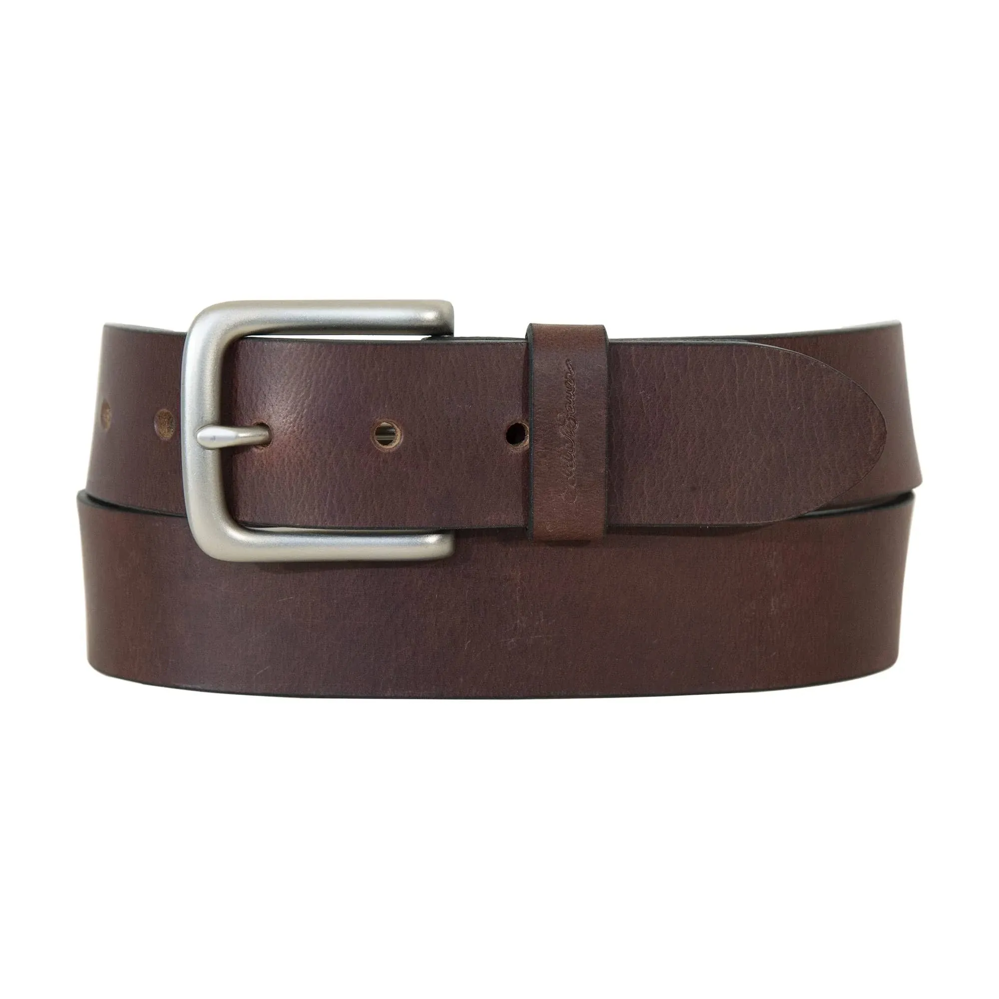 Eddie Bauer Men's Leather Bridle Belt,, Brown