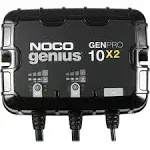 NOCO Genius GENPRO10X3, 3-Bank, 30A (10A/Bank) Smart Marine Battery Charger, 12V Waterproof Onboard Boat Charger, Battery Maintainer and Desulfator for AGM, Lithium (LiFePO4) and Deep-Cycle Batteries