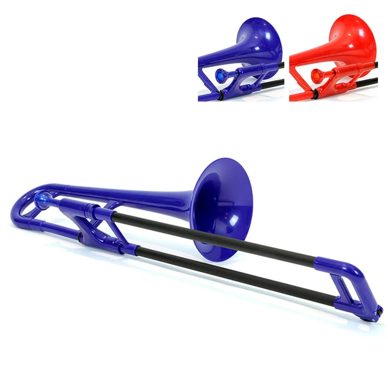 pBone Mini Plastic Trombone - Blue