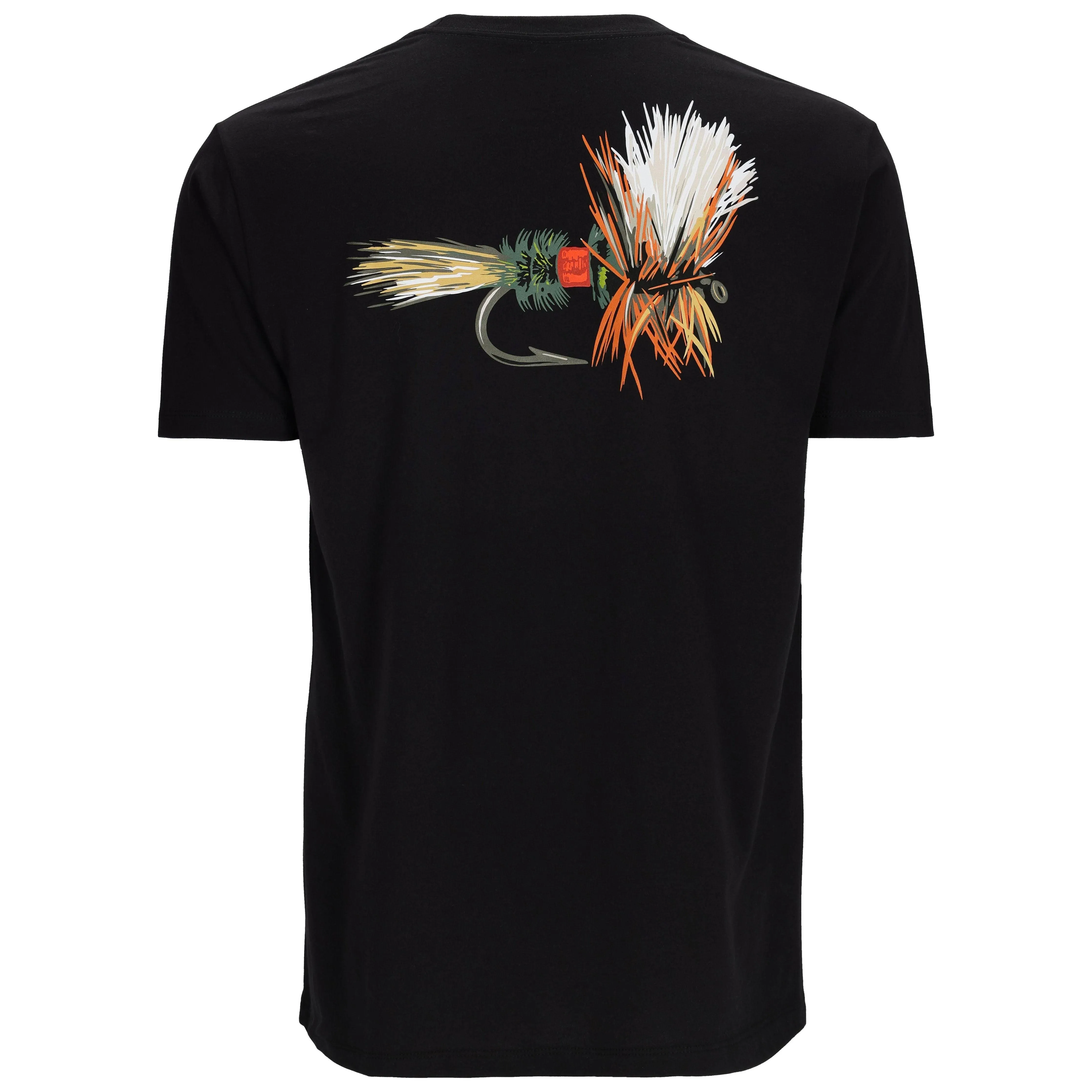 Simms Men's Royal Wulff Fly T-Shirt Black / M