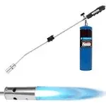 Weed Torch Propane Burner, Blow Torch ,50,000BTU Propane Torch,Gas Vapor, Self Igniting, Weed Burner with Flame Control Valve and Ergonomic