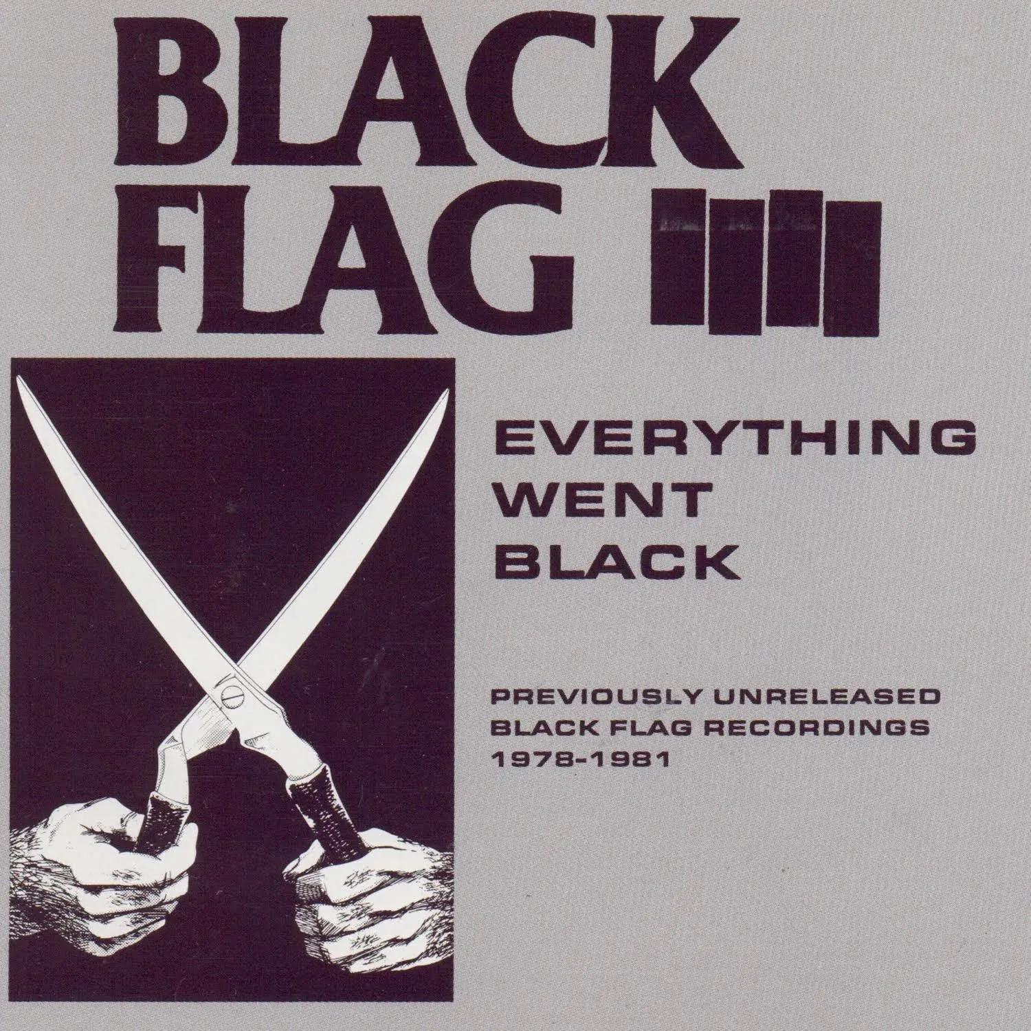 Black Flag \u200e– Everything Went Black **BRAND NEW / SEALED**  Double LP Album