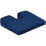 Medline Seat Cushion to Relieve Pressure and Lower Back Pain, Tailbone and Sciatica Issues, Coccyx Cushion is Tilted to Restore Natural Curve of Spine, Office Chair Cushion with Open Tailbone Area