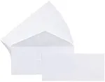 AmazonBasics #10 Envelope, Gummed Seal, White, 500-Pack