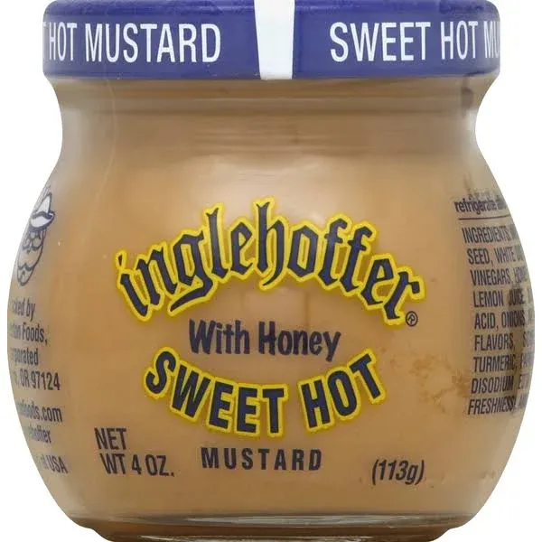 Inglehoffer: Mustard Sweet Hot, 4 Oz