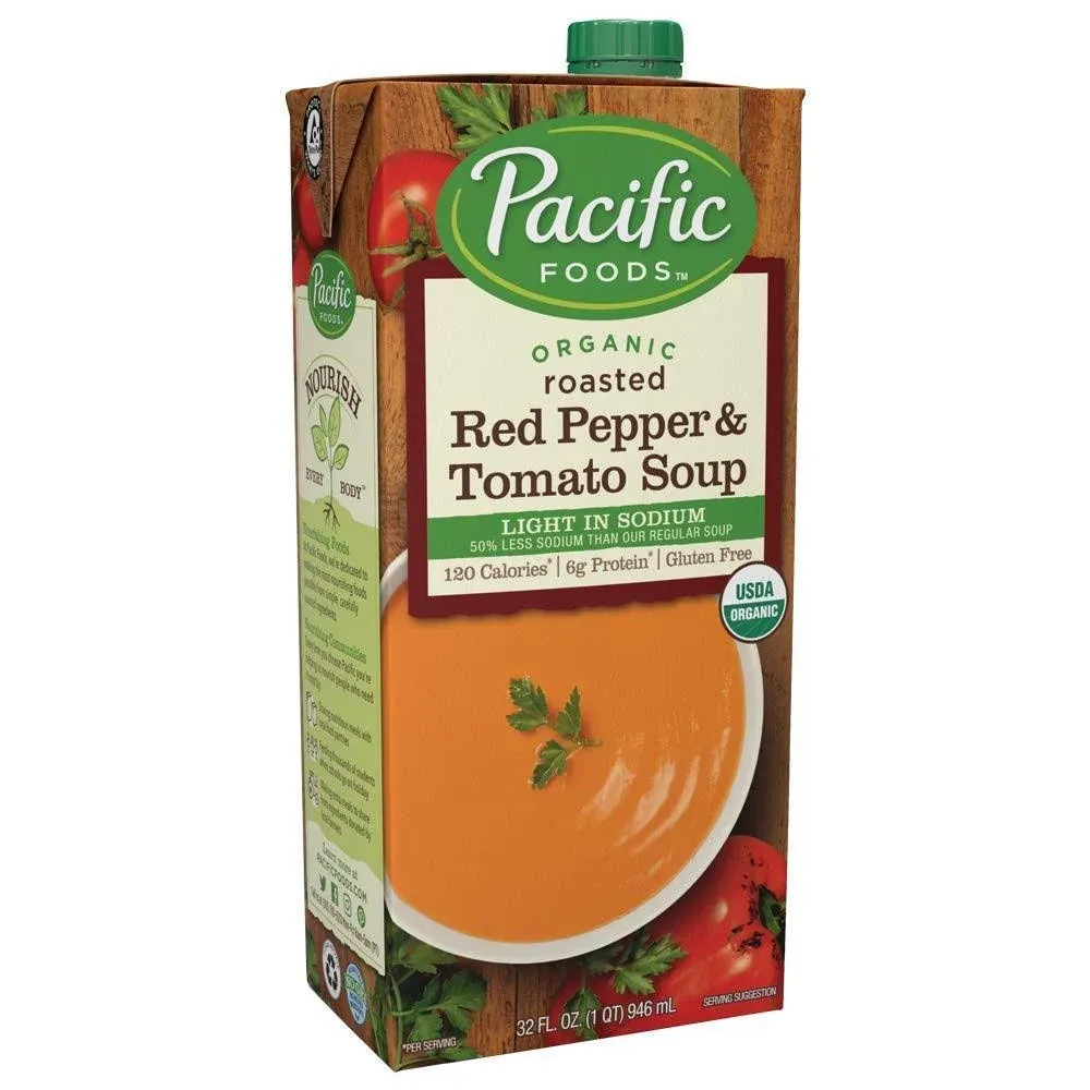 Pacific Foods Organic Roasted Red Pepper Tomato Soup