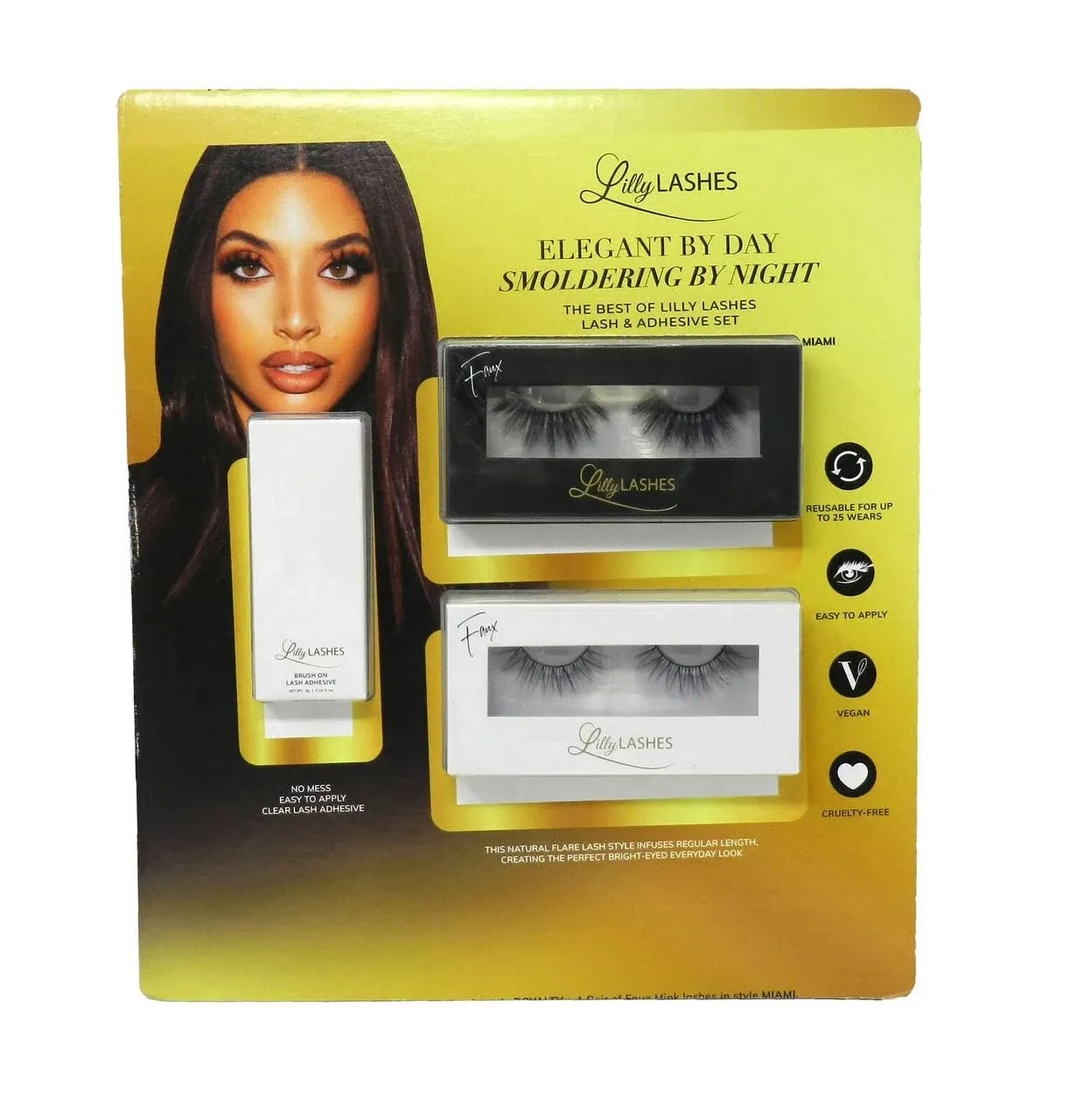 Lilly Lashes Smoldering by Night Lash & Adhesive Set