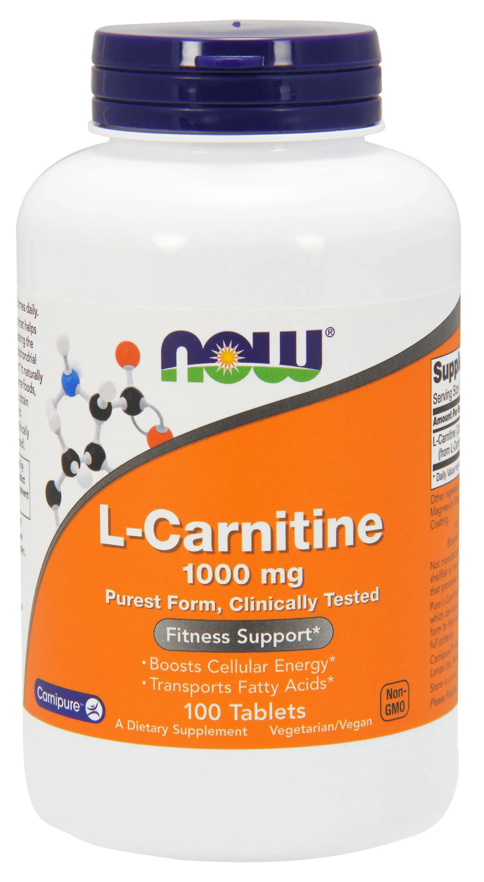 Now L-Carnitine 1000 mg | A1 Supplements