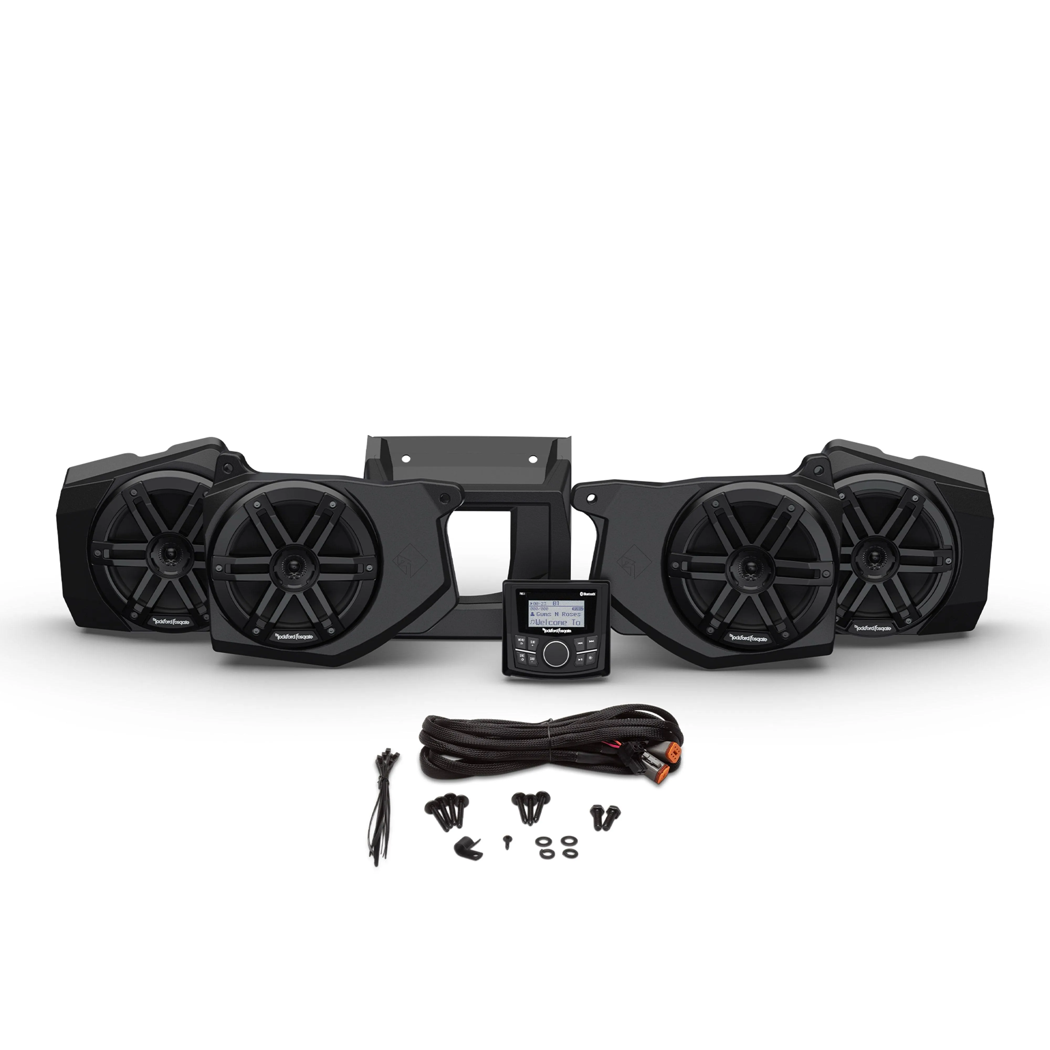 Rockford Fosgate RNGR18-STG2 - 2018+ Polaris Ranger Stage-2 Audio System (Gen-2)