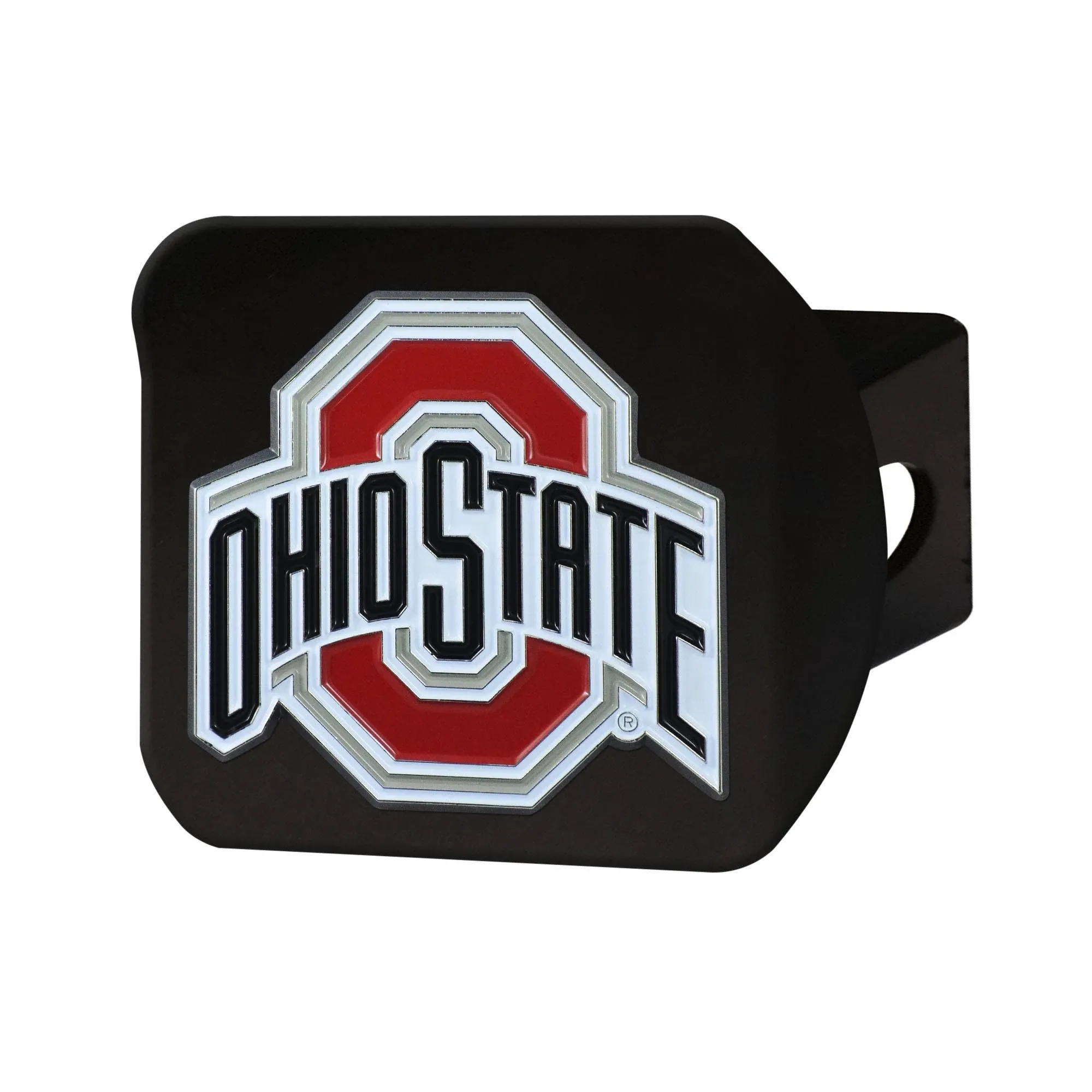 Ohio State University Color Hitch Cover - Black