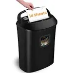 VidaTeco 14-Sheet Cross-Cut Paper Shredder