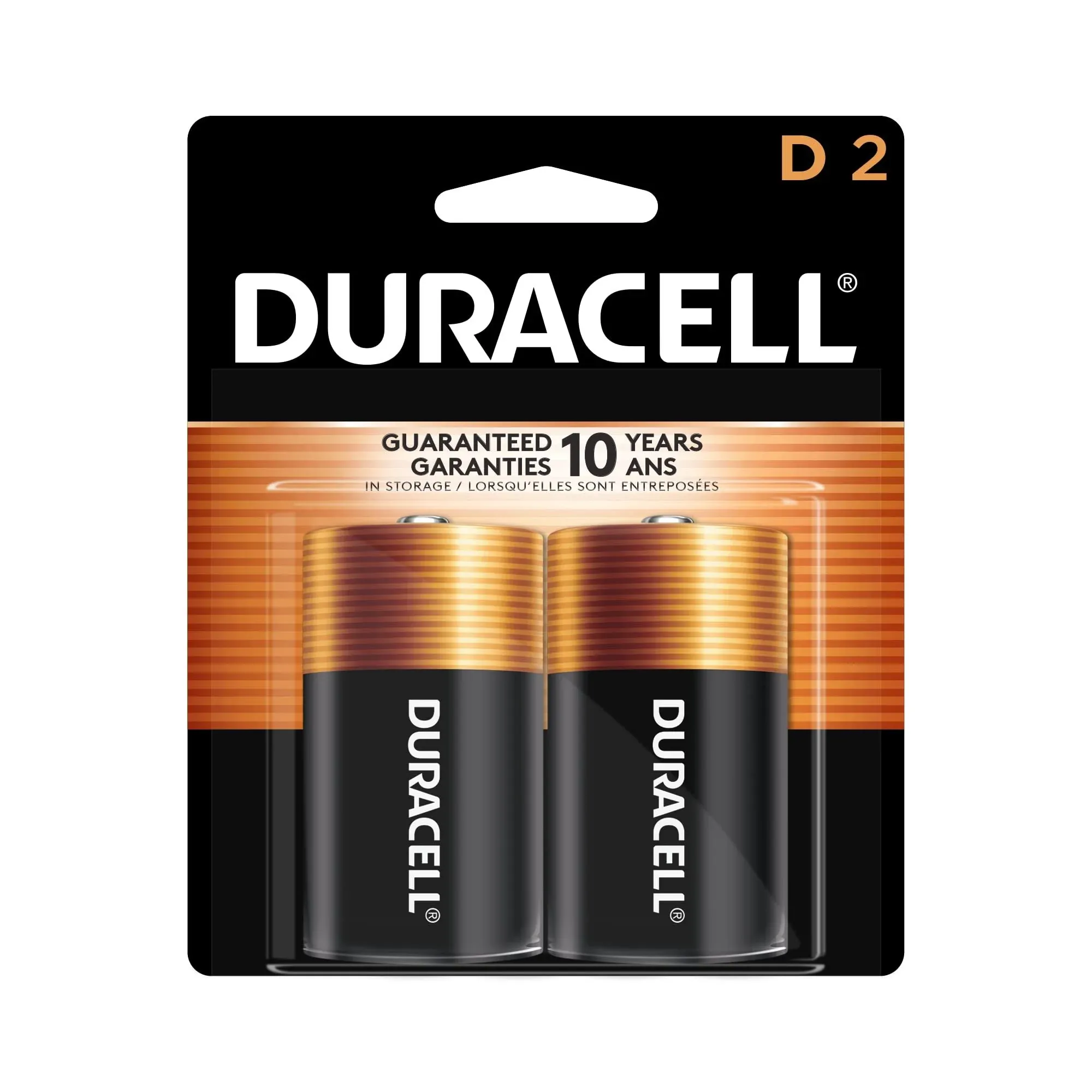 Duracell Coppertop Alkaline D Batteries