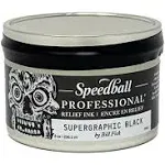 Speedball Professional Relief Ink - Supergraphic Black 8oz