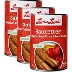 Loma Linda - Plant-Based Meats (Saucettes (19 oz.), 3 Pack)