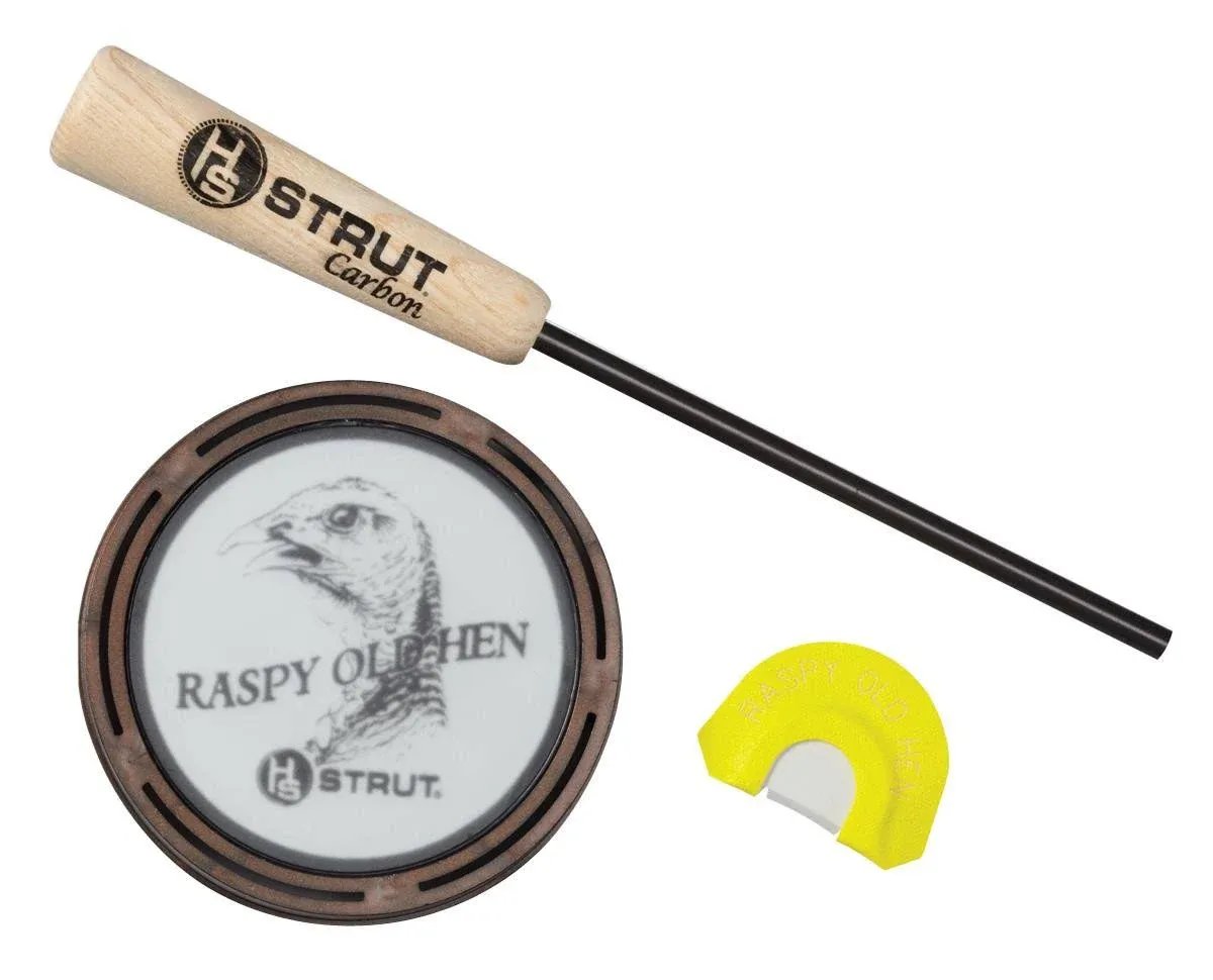 Hunters Specialties 07011 Friction - Turkey Call Raspy Old Hen Glass - 7011