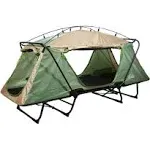 Kamp-Rite Gray Collapsible Camping Tent with Integrated Cot - Lightweight and Durable Nylon Material - Easy Setup and Versatile Use Lowes.com