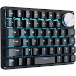 Koolertron One Handed Mechanical Gaming Keyboard, Programmable Keypad,Rotatin<wbr/>g K