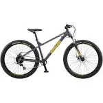 Mongoose Colton Mens and Womens Mountain Bike, Hardtail, 7-Speed Drivetrain