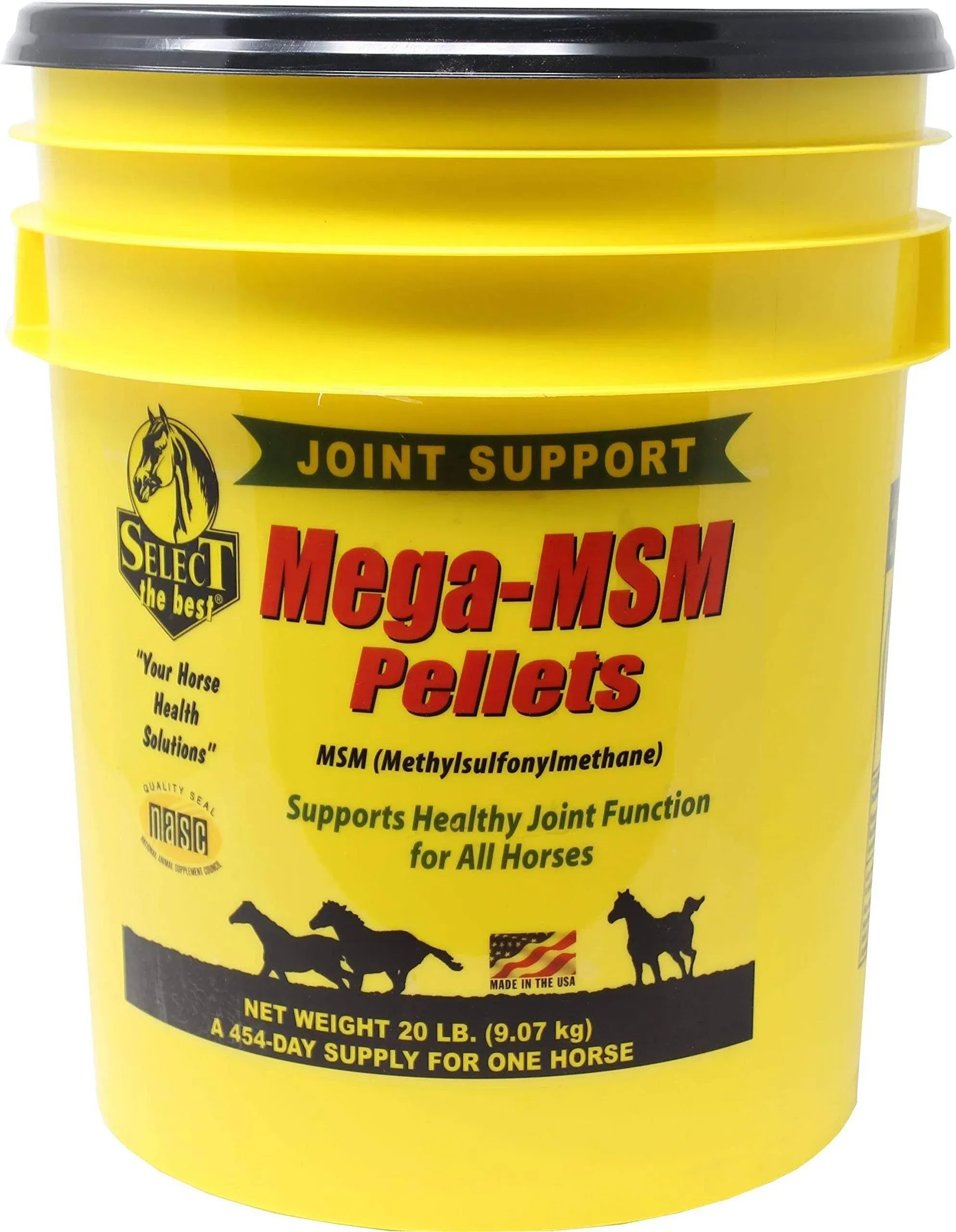 MEGA-MSM PELLETS Joint Support for Horses - 5 Pound