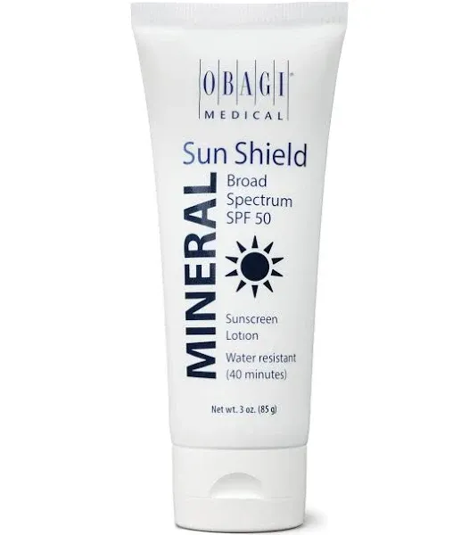 Obagi Medical Sun Shield Mineral Broad Spectrum SPF 50 Sunscreen Lotion 3oz(85g)