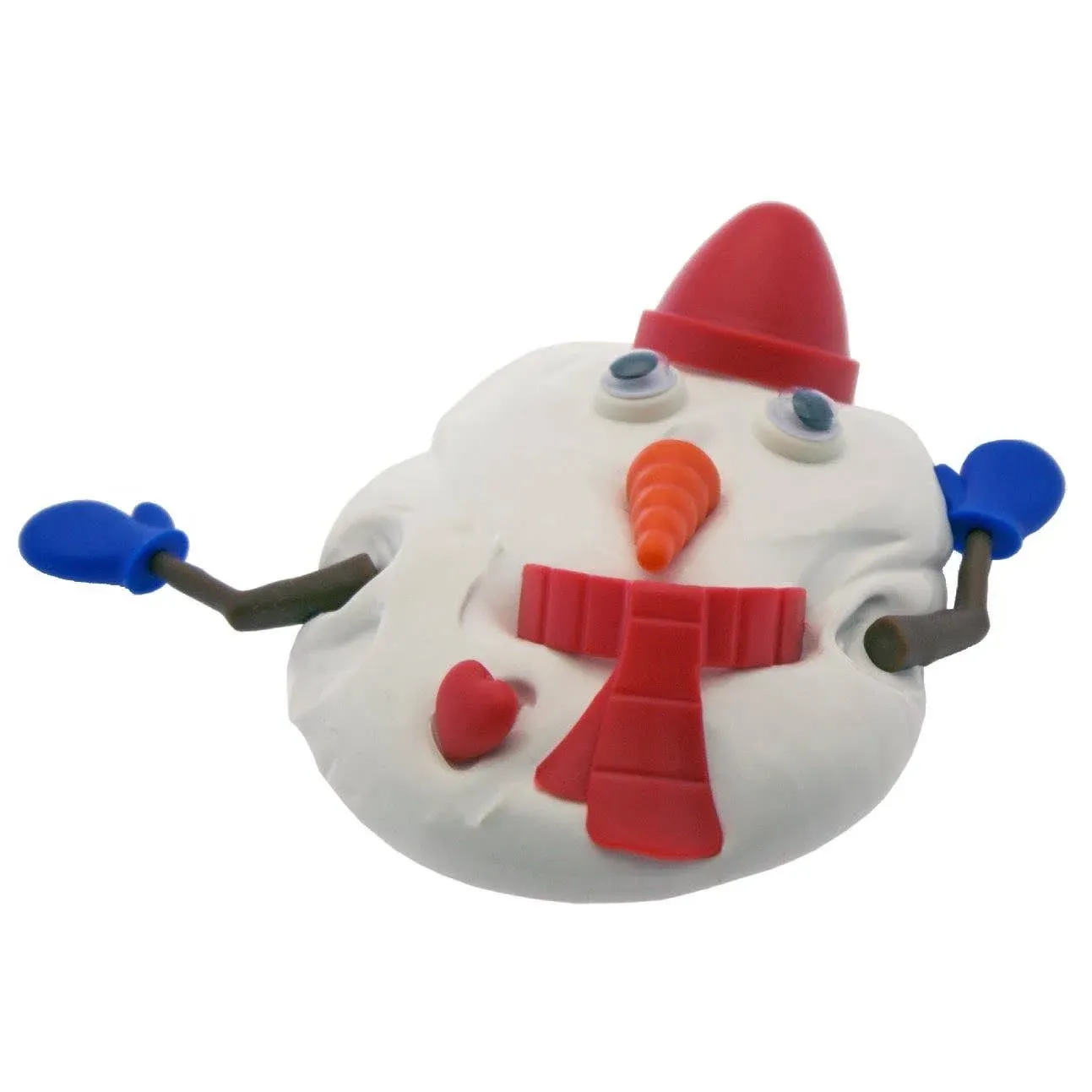 Wonderful &#034;Let It Melt&#034; Snowman Kit Non Toxic Putty Play Fun Seasonal Gift