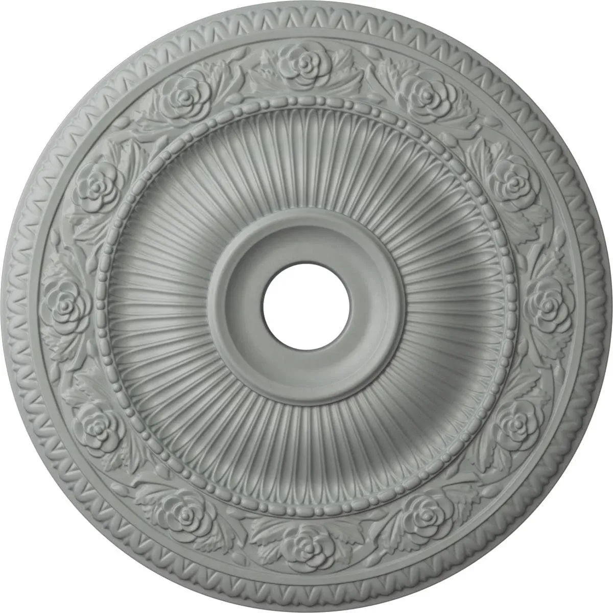 Ekena Millwork 24 1/4 OD x 3 7/8 ID x 2 P Logan Ceiling Medallion (Fits Canopies up to 6 1/8 )