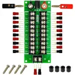 20 Amp 2x10 Position Barrier Terminal Block Distribution Module for AC DC