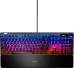 SteelSeries Apex Pro HyperMagnetic Gaming Tastatur — Einstellbare Betätigung — OLED-Bildschirm — RGB - USB-Passthrough​