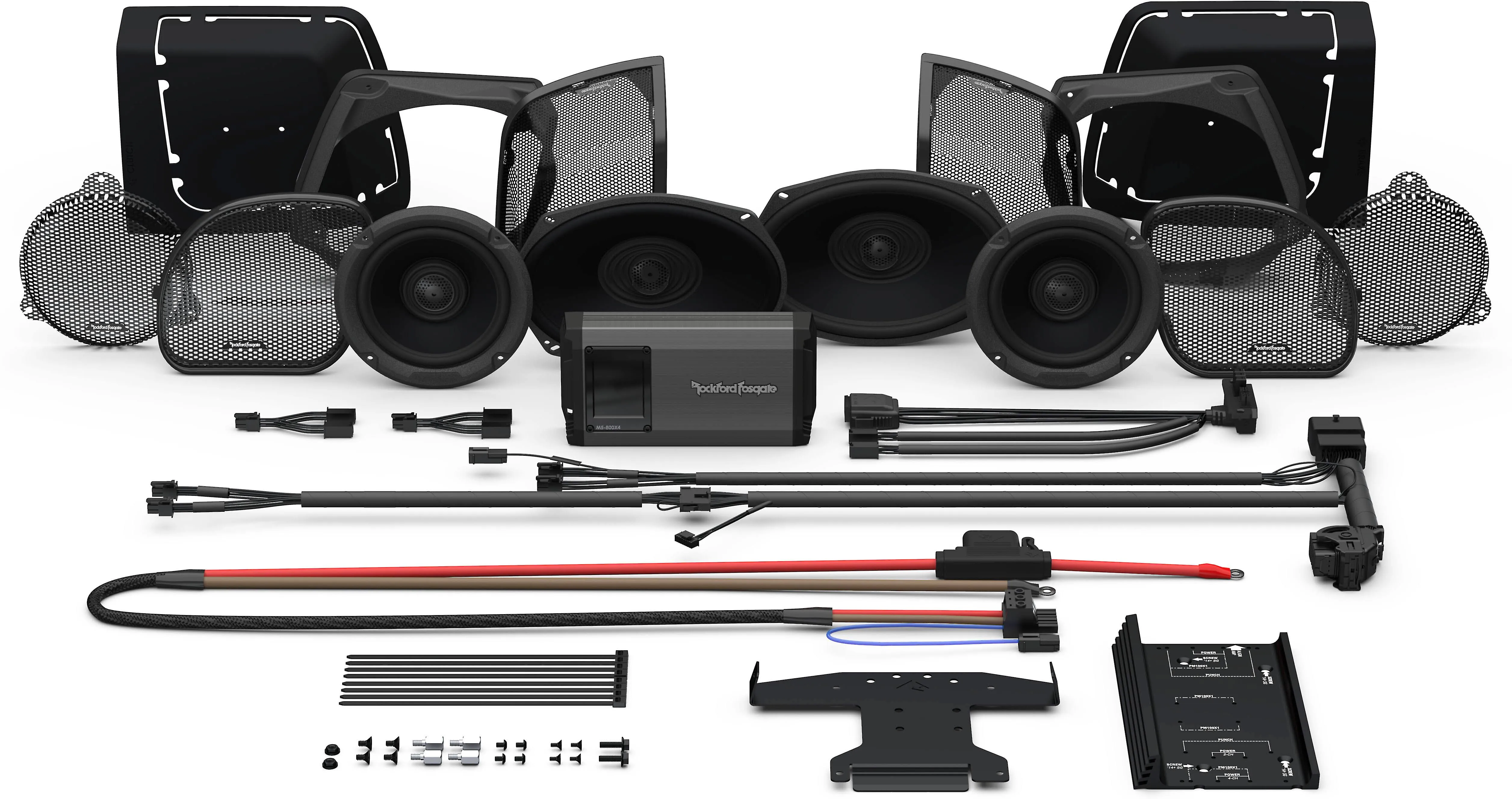 Rockford Fosgate Stage 3 Audio Kit for Harley Davidson Road Glide/Street Glide (2014+