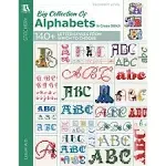 Leisure Arts A Big Collection Of Alphabets Cross Stitch Book - Paperback -NEW