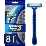 Gillette Sensor3 Simple Disposable Razors