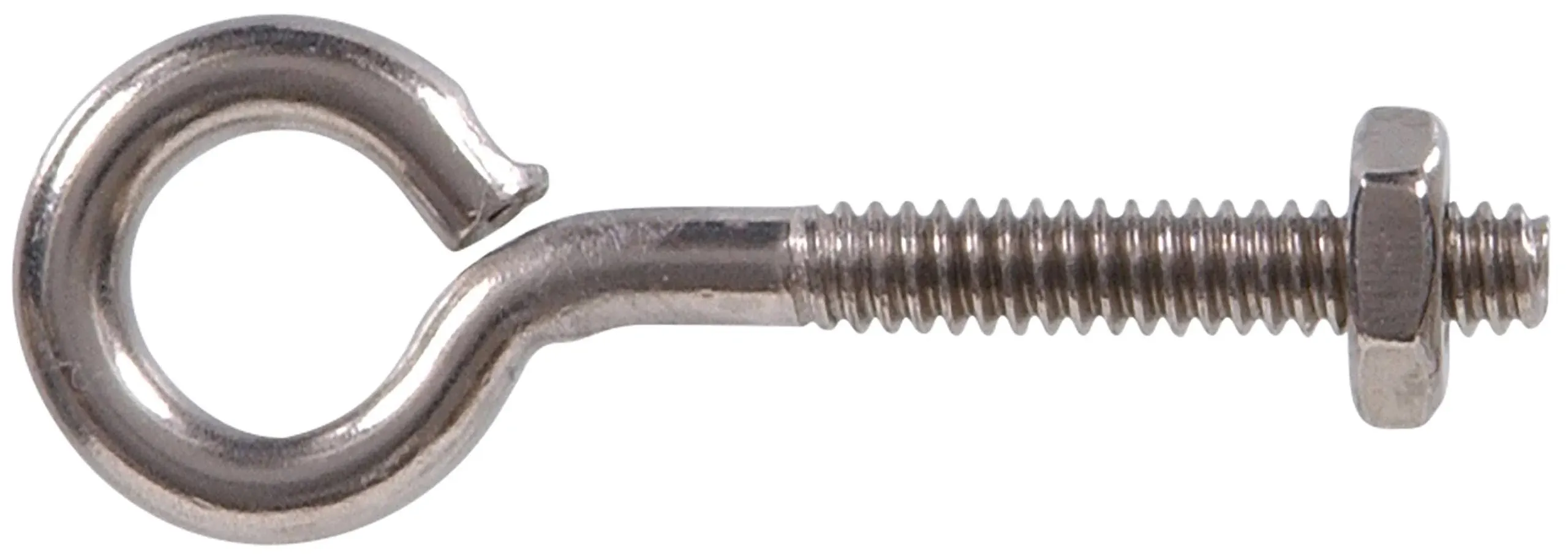 Hillman 4283 Stainless Steel Eye Bolt with Nut (#10-24 x 2")