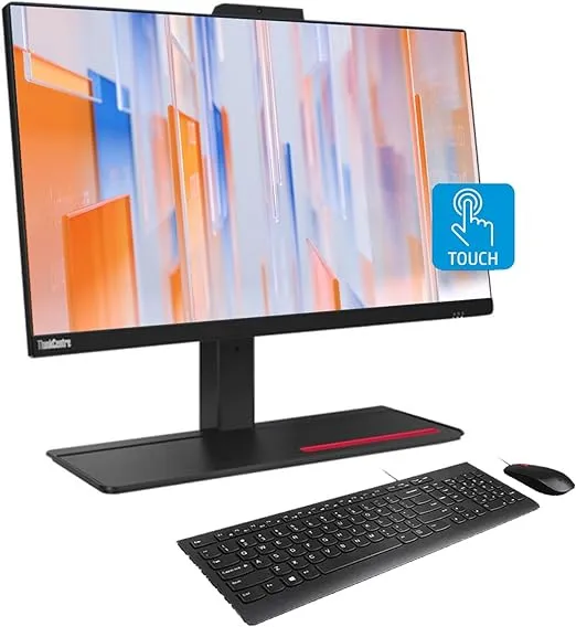 Lenovo ThinkCentre AIO 23.8" FHD Business All-in-One Desktop Computer, Intel Hexa-Core i5-10500 (Beat i7-8700), 16GB DDR4 RAM, 512GB PCIe SSD, DVDRW, WiFi 6, BT 5.1, Windows 11 Pro, BROAG Mousepad