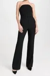 Kate Strapless Straight-leg Jumpsuit In Black