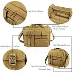 Ges Tactical Briefcase, 17.3 inch Men's Messenger Bag Military Briefcase for Men