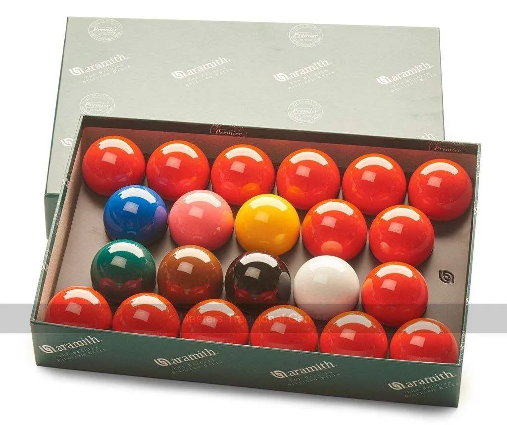 Aramith Standard Full-size Snooker Balls (2 and 1/16 inch)