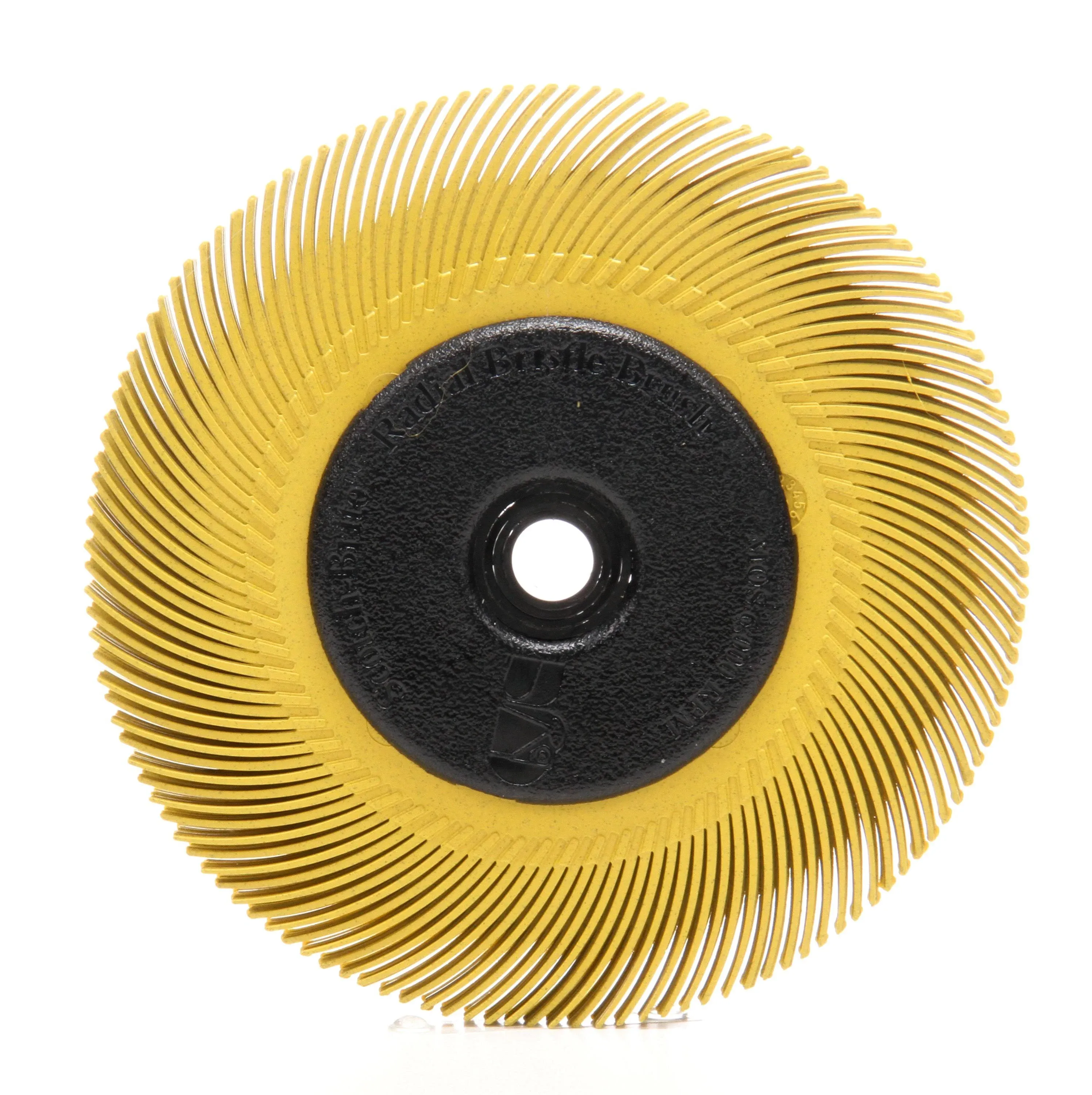 3M Scotch-Brite Radial Bristle Brush, Aluminum Oxide, 6000 RPM, 6 Diameter x 7/16 Width, 80 (Pack of 1)