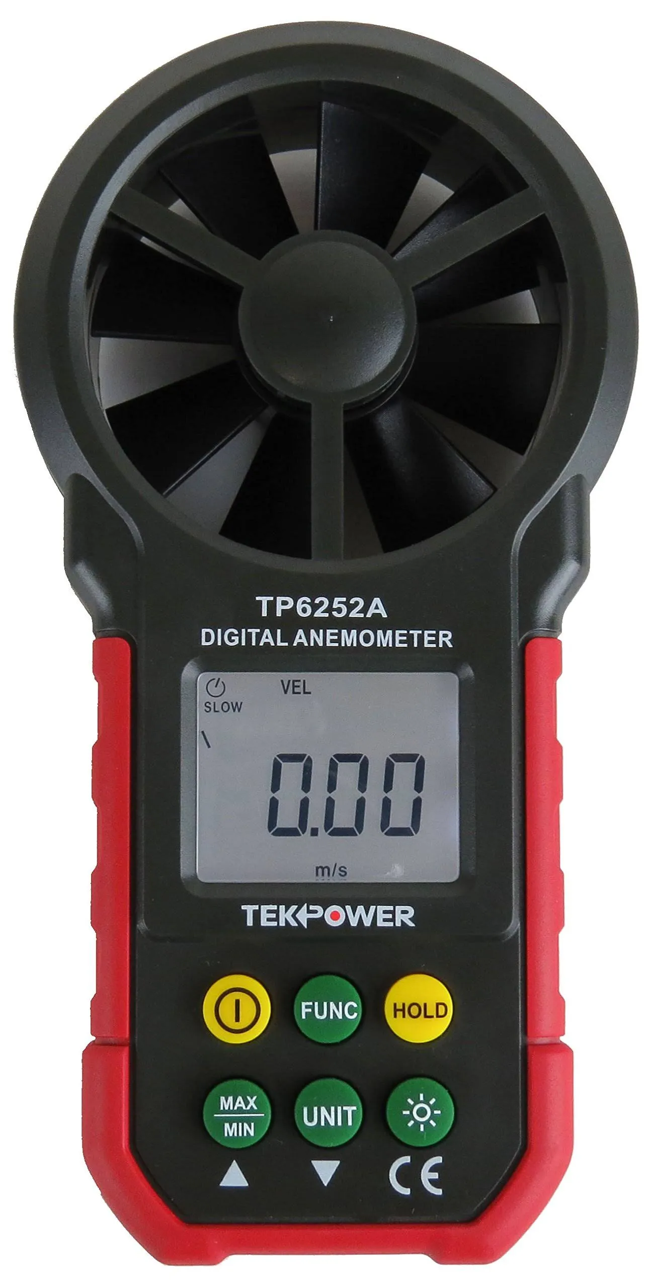 TP6252A Digital Anemometer Wind Speed Air Velocity Meter, Air Flow Meter, MS6252