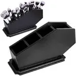 Gothic Wooden Makeup Organizer for Vanity - Coffin Brush Holder