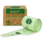 100% Compostable Trash Bags 2.6 Gallon, Extra Thick Kitchen Small Compost Bag...