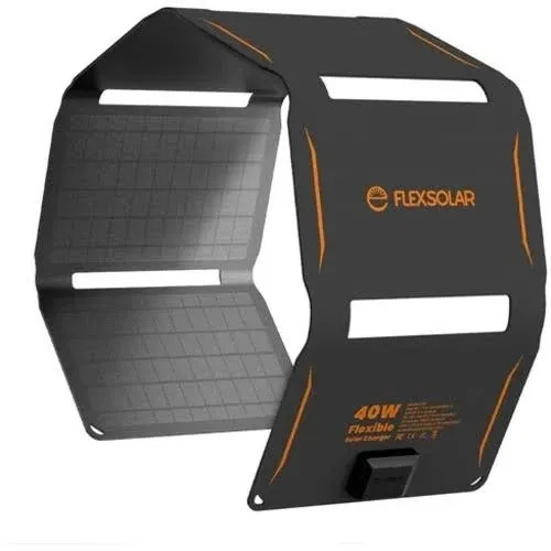 Flexsolar E40 Portable Waterproof 40W TypeC and DC Solar Charger