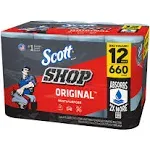 Scott Shop Towels Original 55 sheets/roll, 12 rolls