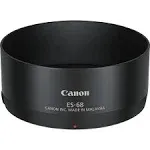 50mm Reversible Lens Hood Shade Fit for Canon EF 50mm f/1.8 STM Lens Replaces Canon ES-68 Hood Tulip Flower Design -Black