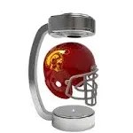 Pegasus Sports Officially Licensed NCAA Mini Rotating Levitating Hover Helmet in Chrome