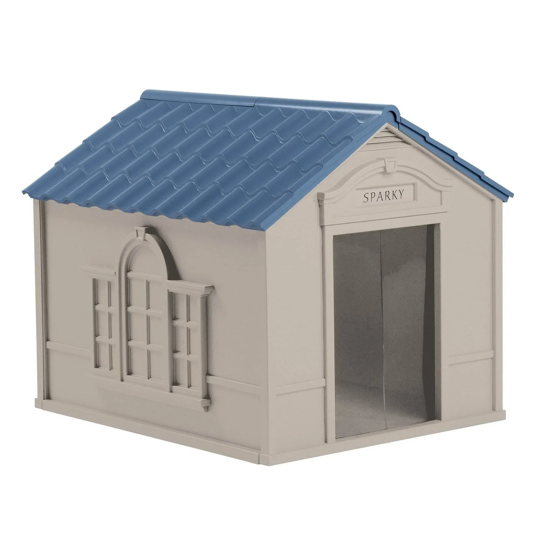 33 in. W x 38.5 in. D x 32 in. H Dog House