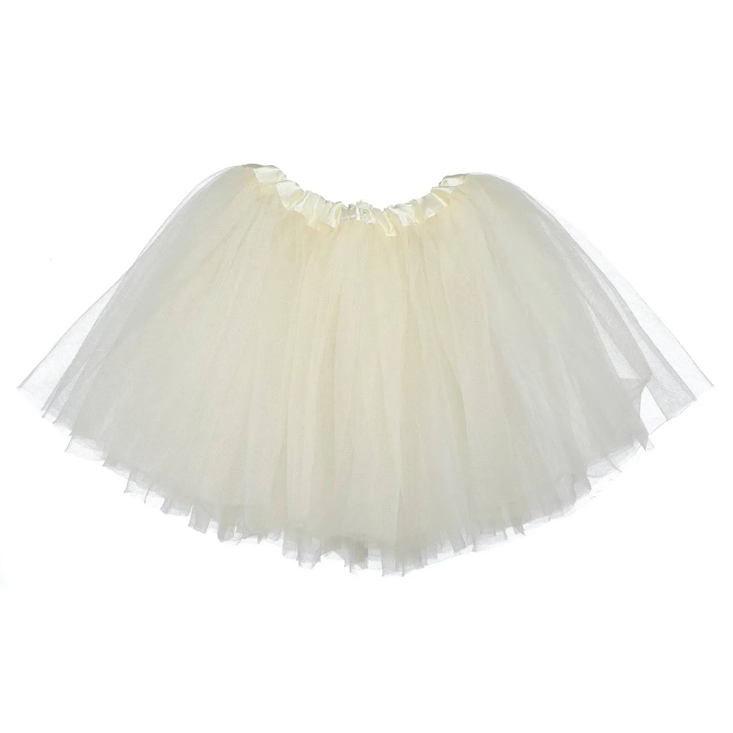 Hairbow Center Little Girls Tutu 3-Layer Ballerina Ivory, Girl's, Size: One size, Beige