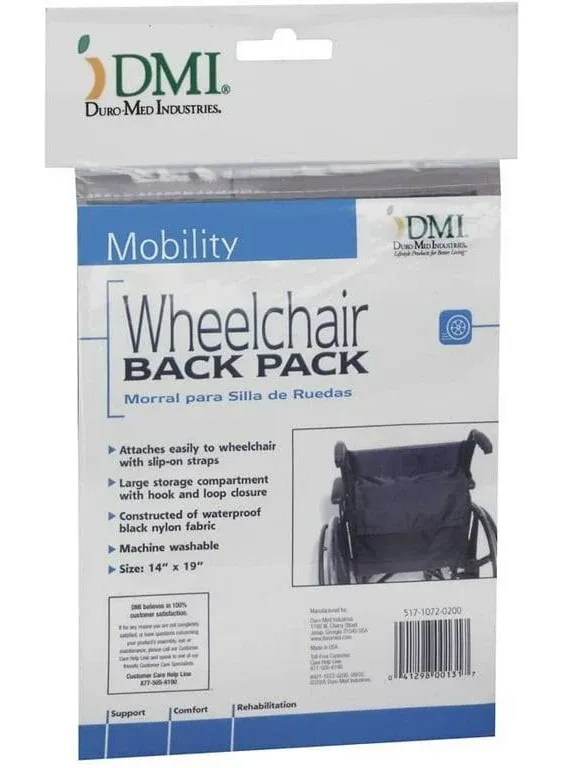 DMI Wheelchair Bag and Rollator Bag Provides Storage on Wheelchair, Rolling...