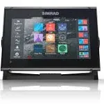 Simrad GO Chartplotter and Fish Finder, with Transducer and Radar Options, Preloaded C-MAP Discover Chart Card