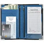 Golgino Server Book for Waitress & Waiter 9 x 5 inch, Two Zipper Pockets & ID Holder, Premium Receipt Organizer Wallet fits Apro